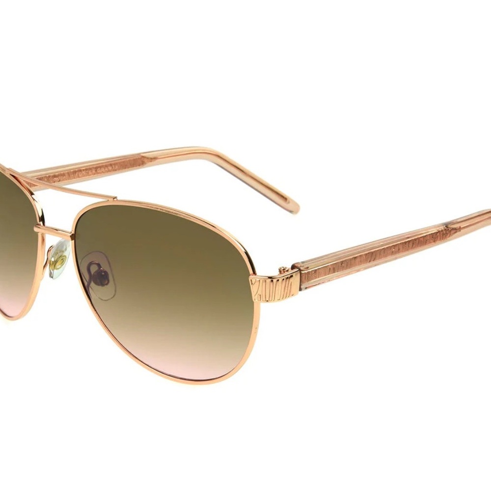 Foster Grant Gold Aviator Sunglasses